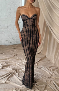 Vestido Maxi Corsé Luna Abril