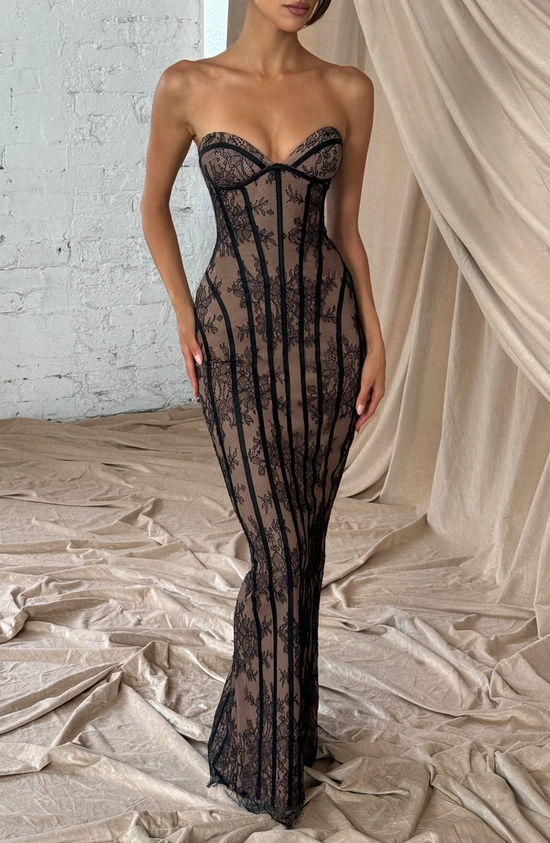 Vestido Maxi Corsé Luna Abril