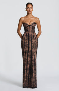 Vestido Maxi Corsé Luna Abril