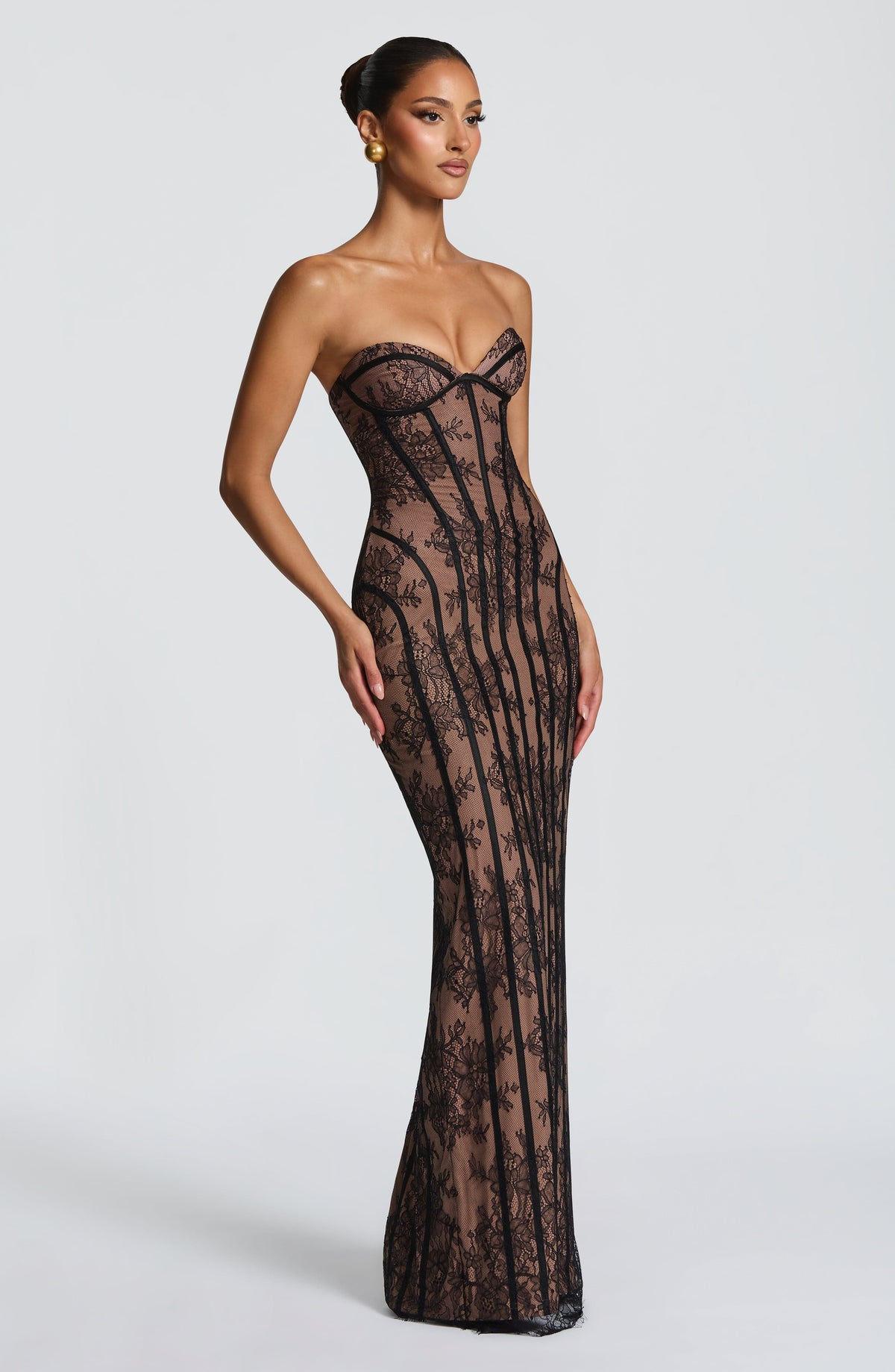 Vestido Maxi Corsé Luna Abril