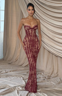 Vestido Maxi Corsé Luna Elvira