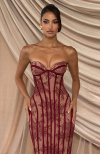 Vestido Maxi Corsé Luna Elvira