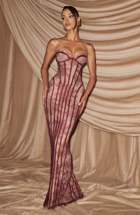 Vestido Maxi Corsé Luna Abril