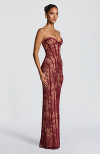 Vestido Maxi Corsé Luna Abril