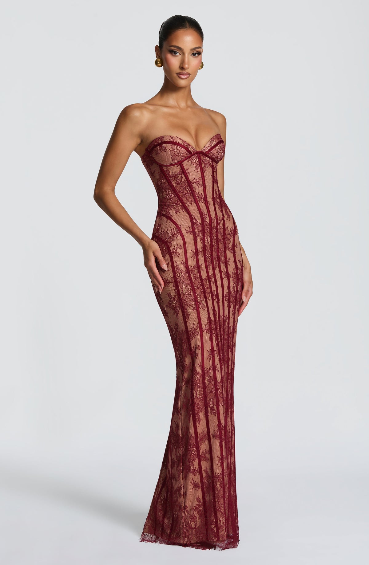 Vestido Maxi Corsé Luna Tania