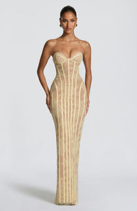 Vestido Maxi Corsé Luna Abril