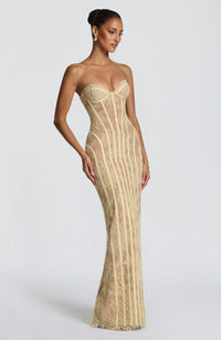 Vestido Maxi Corsé Luna Abril