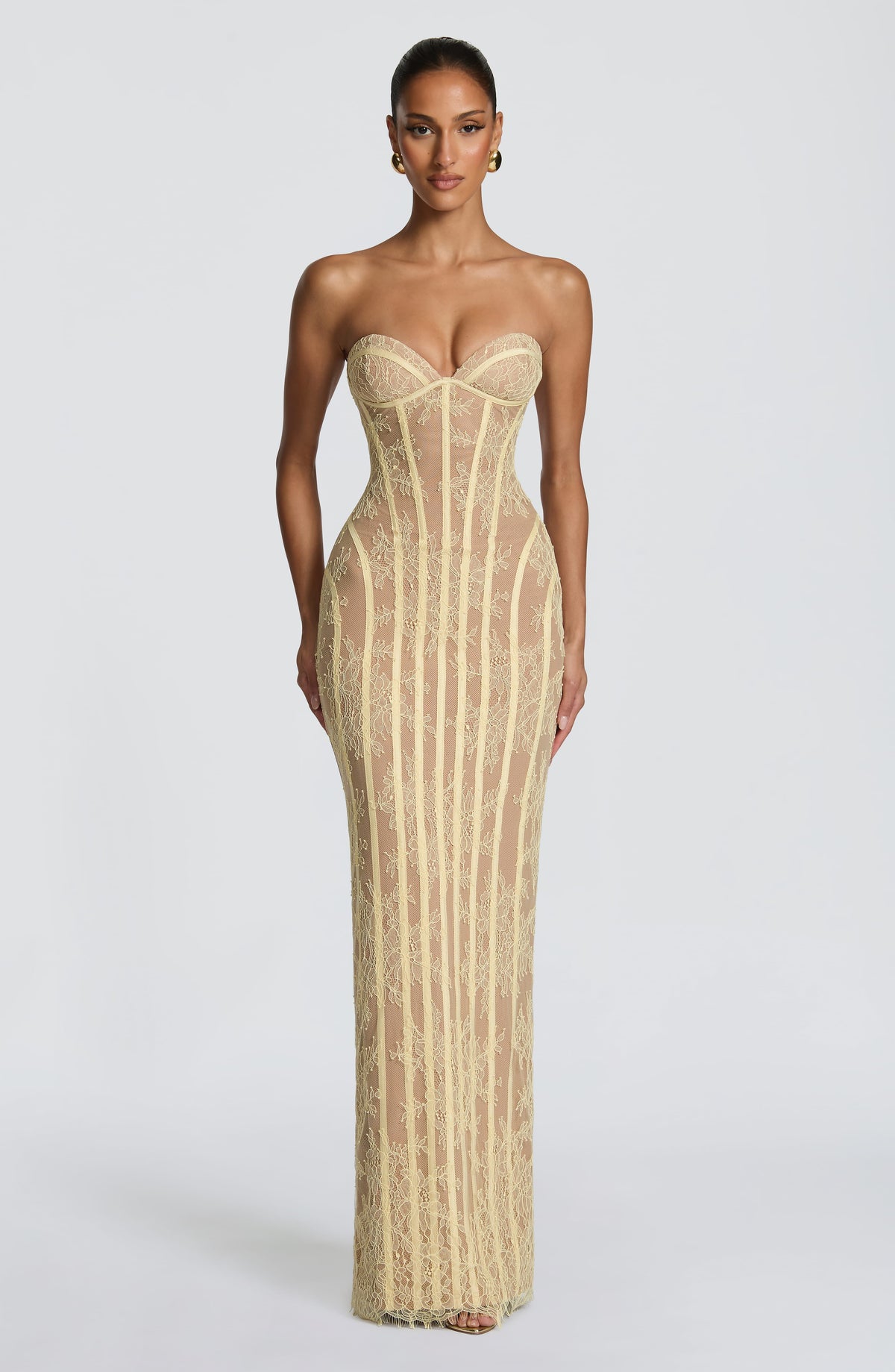 Vestido Maxi Corsé Luna Abril