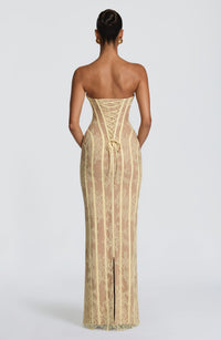 Vestido Maxi Corsé Luna Abril