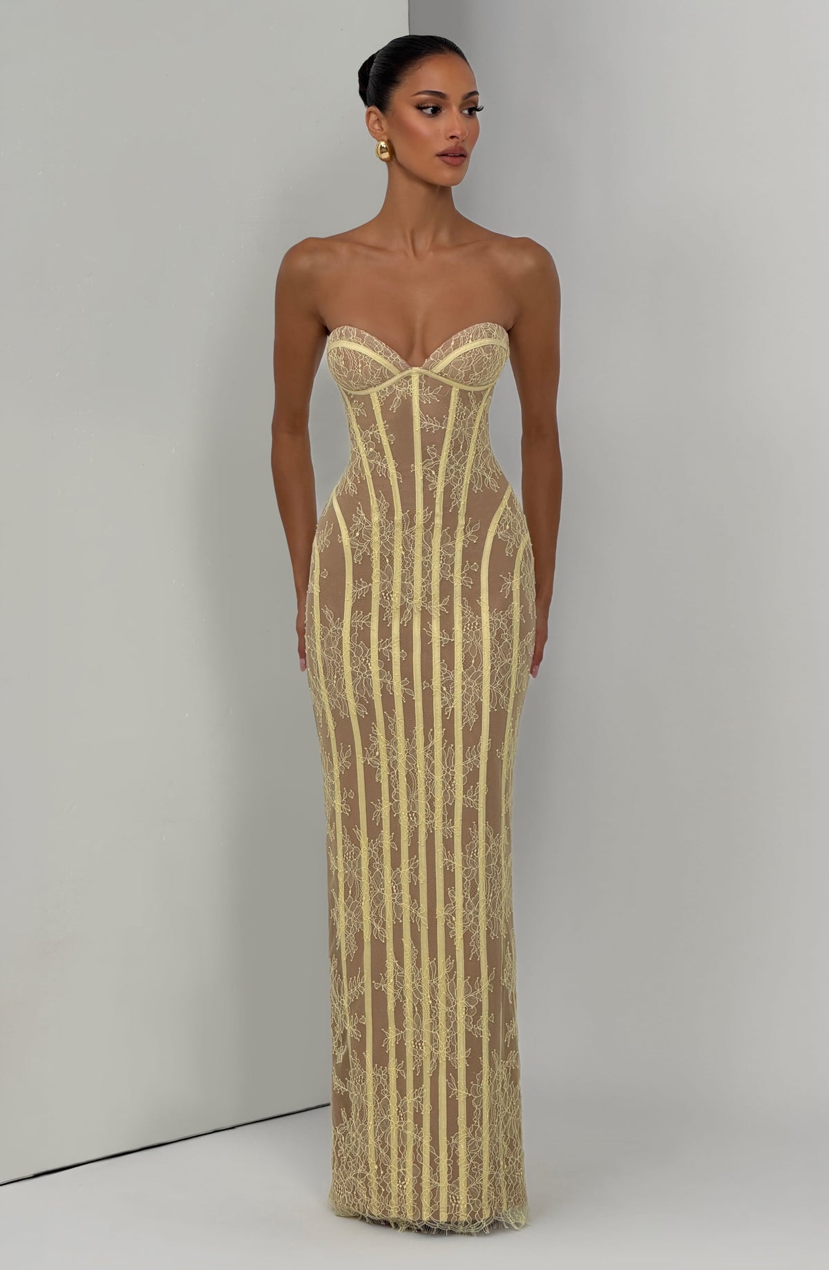 Vestido Maxi Corsé Luna Abril