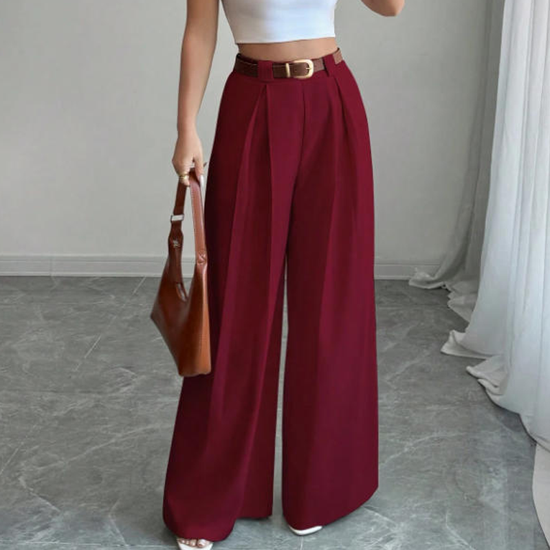 Pantalón Ancho de Talle Alto