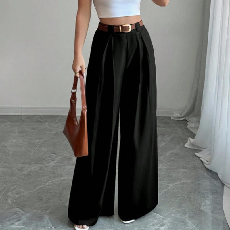 Pantalón Ancho de Talle Alto