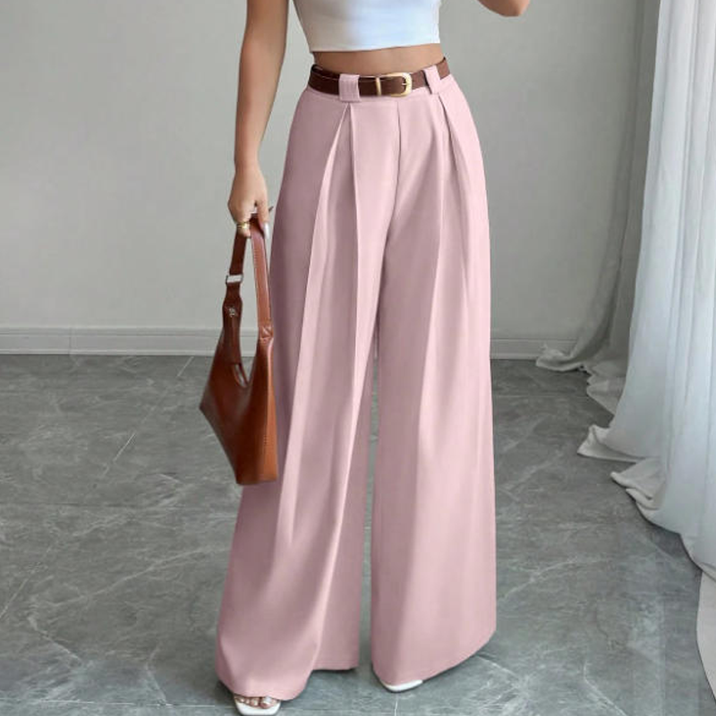 Pantalón Ancho de Talle Alto