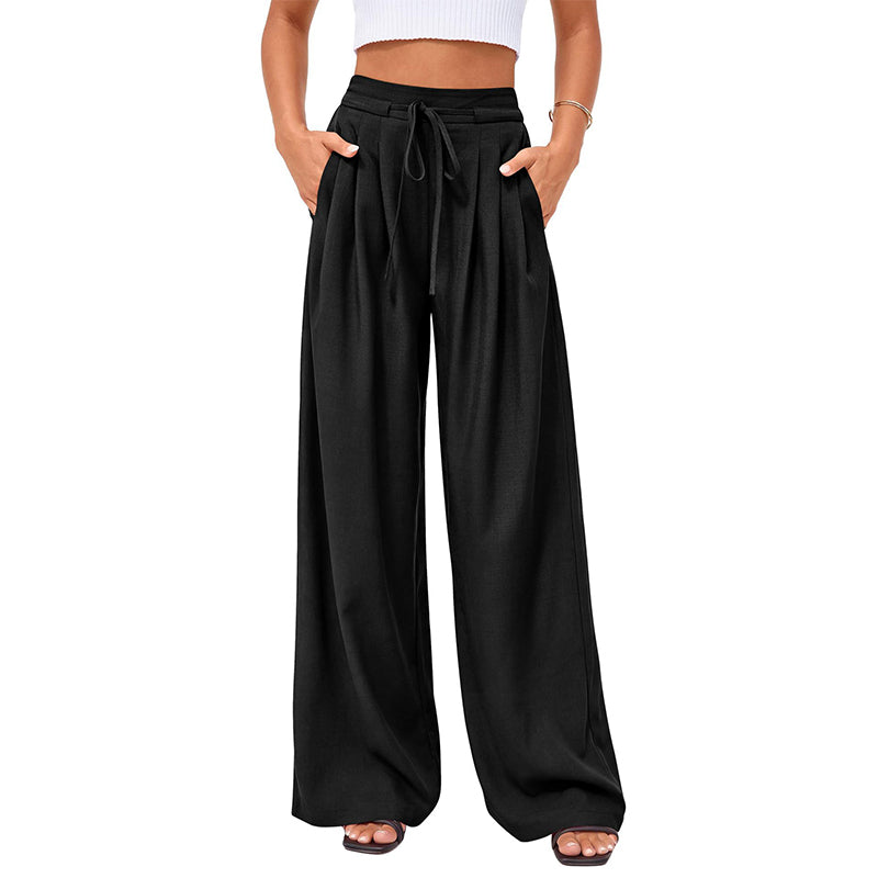 Pantalón Ancho Plisado