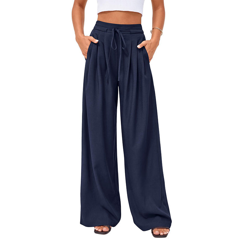 Pantalón Ancho Plisado