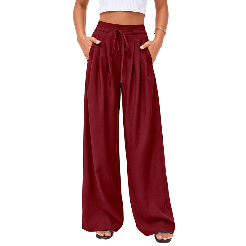 Pantalón Ancho Plisado