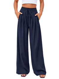 Pantalón Ancho Plisado