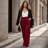 Pantalón Ancho Plisado