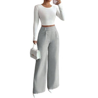 Pantalón Talle Alto Pierna Ancha