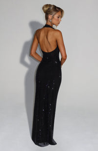 Vestido Maxi con Brillo Paula