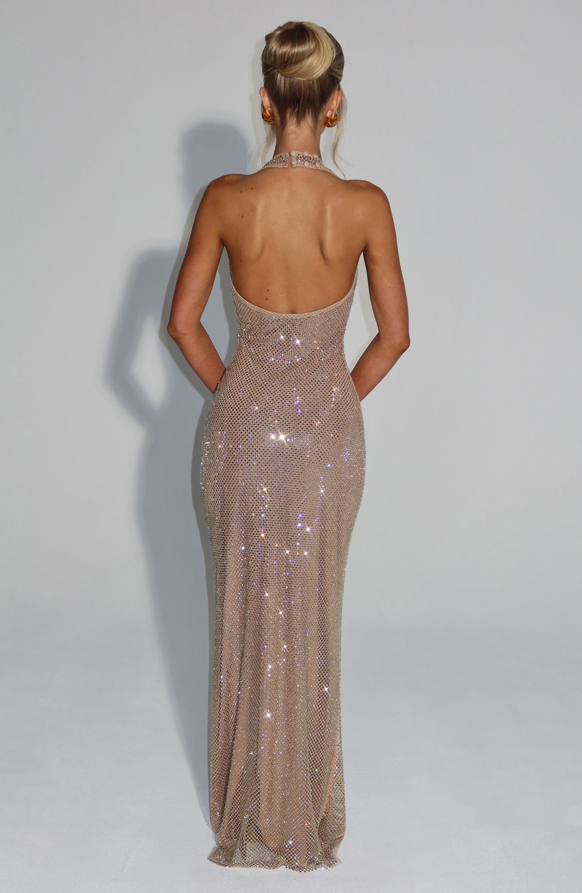 Vestido Maxi con Brillo Paula
