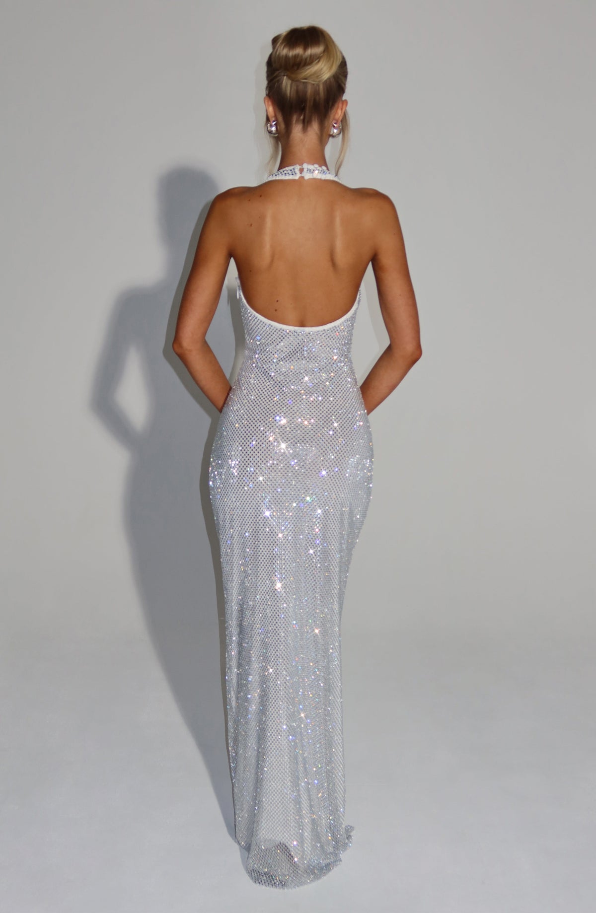 Vestido Maxi con Brillo Paula