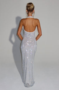 Vestido Maxi con Brillo Paula