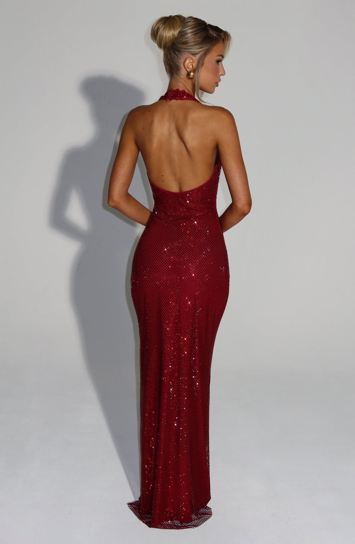 Vestido Maxi con Brillo Aroa