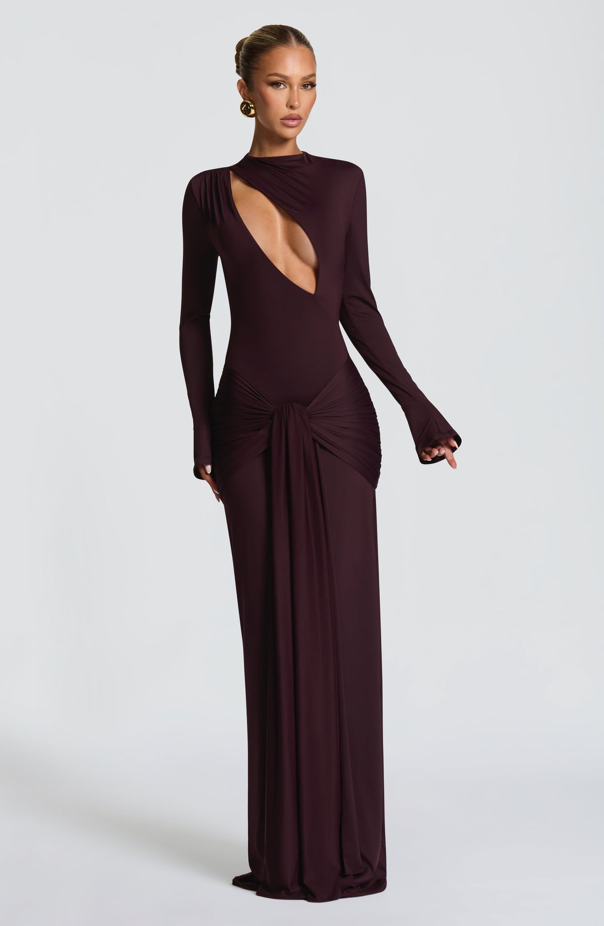 Vestido Maxi de Cuello Alto Amara Diana
