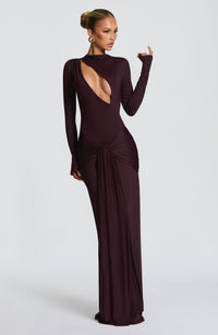 Vestido Maxi de Cuello Alto Amara Patricia