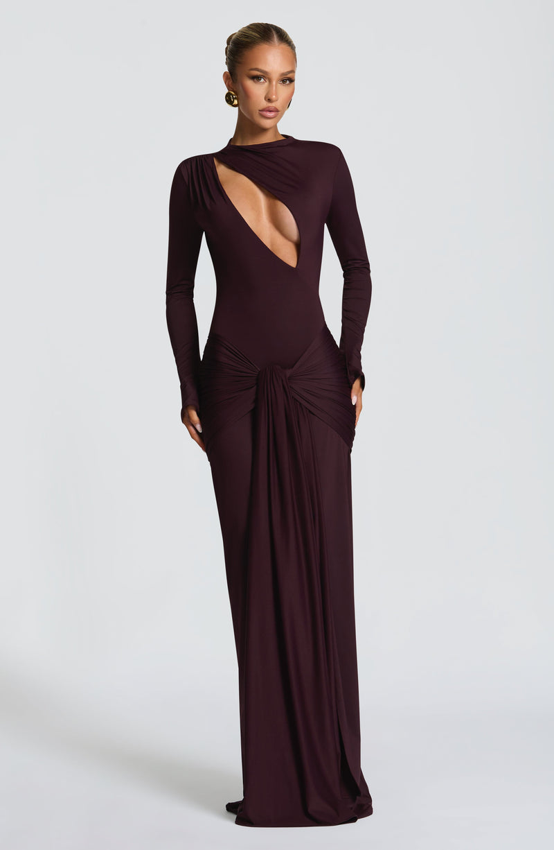 Vestido Maxi de Cuello Alto Amara Diana