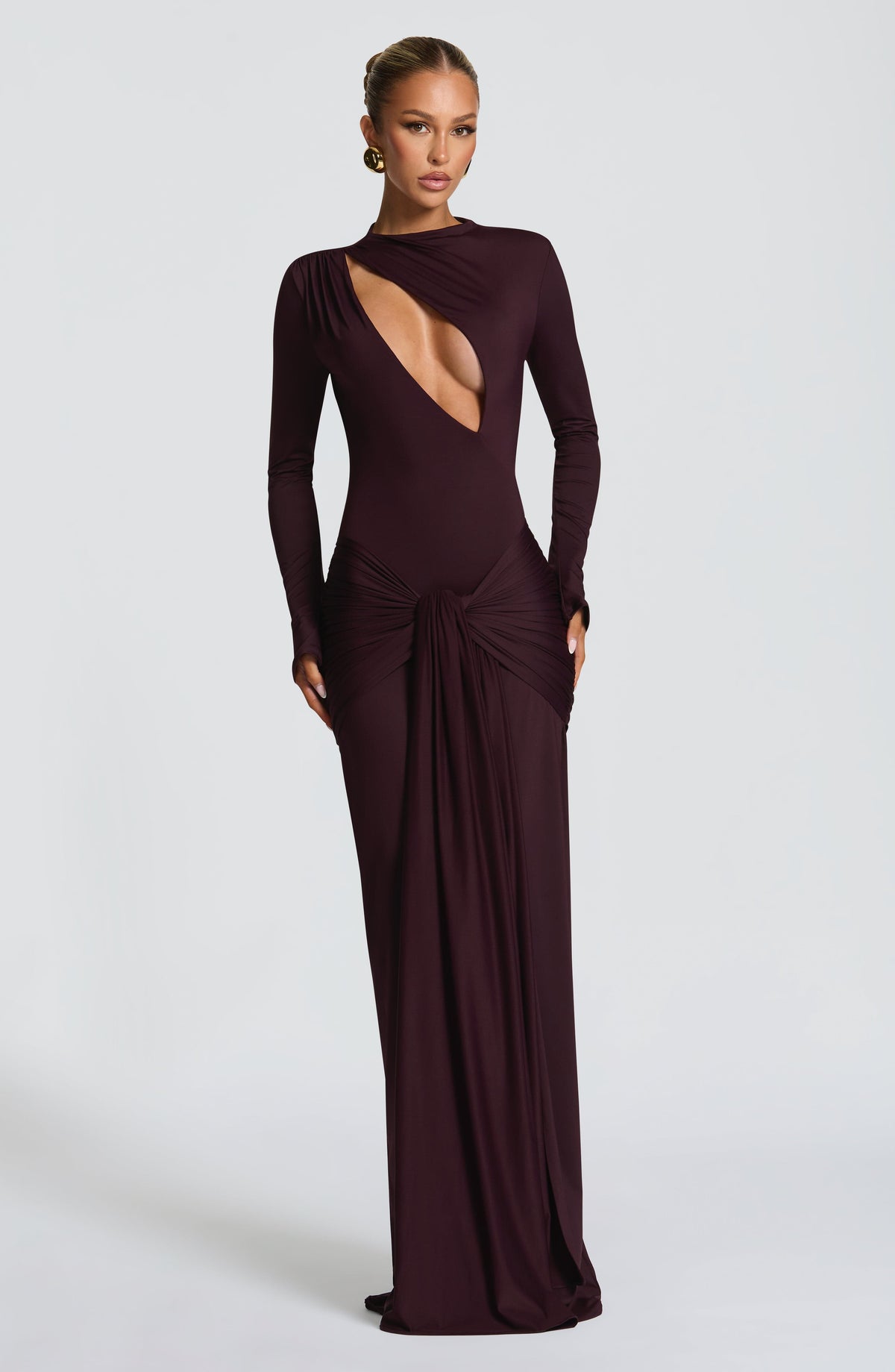 Vestido Maxi de Cuello Alto Amara Patricia