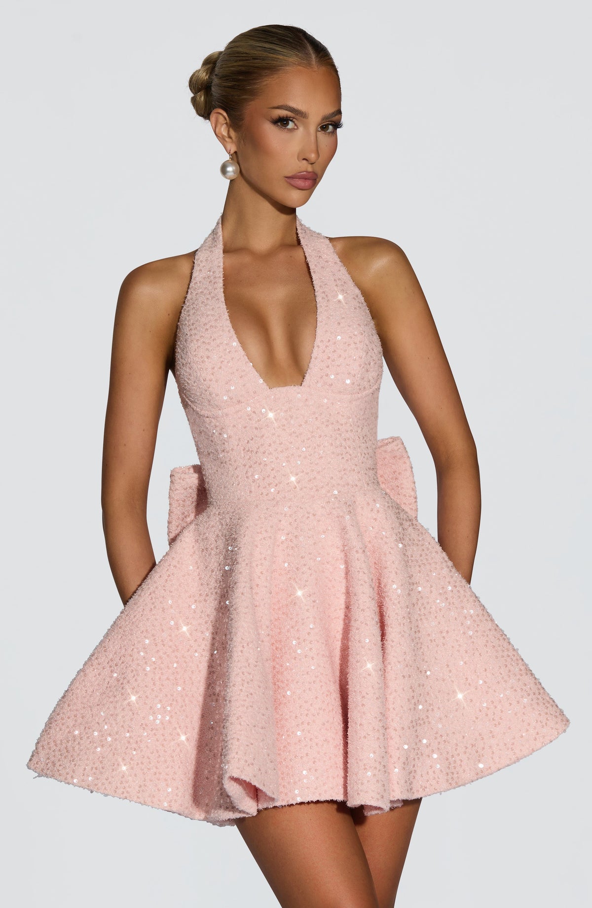 Vestido Mini con Brillo Daniela Nadia