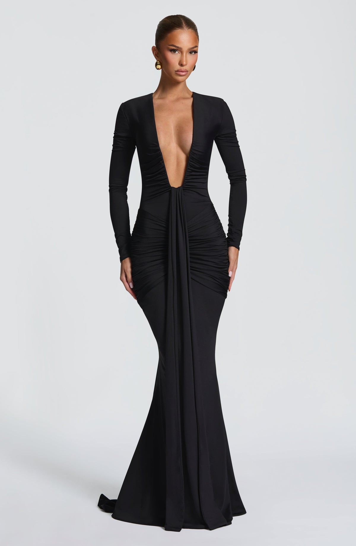 Vestido Maxi Drapeado Victoria