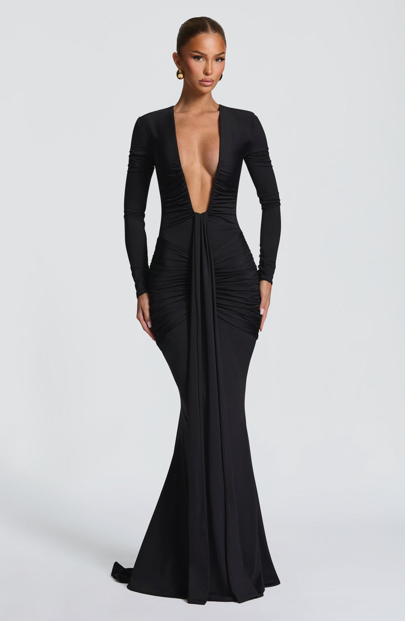 Vestido Maxi Drapeado Victoria