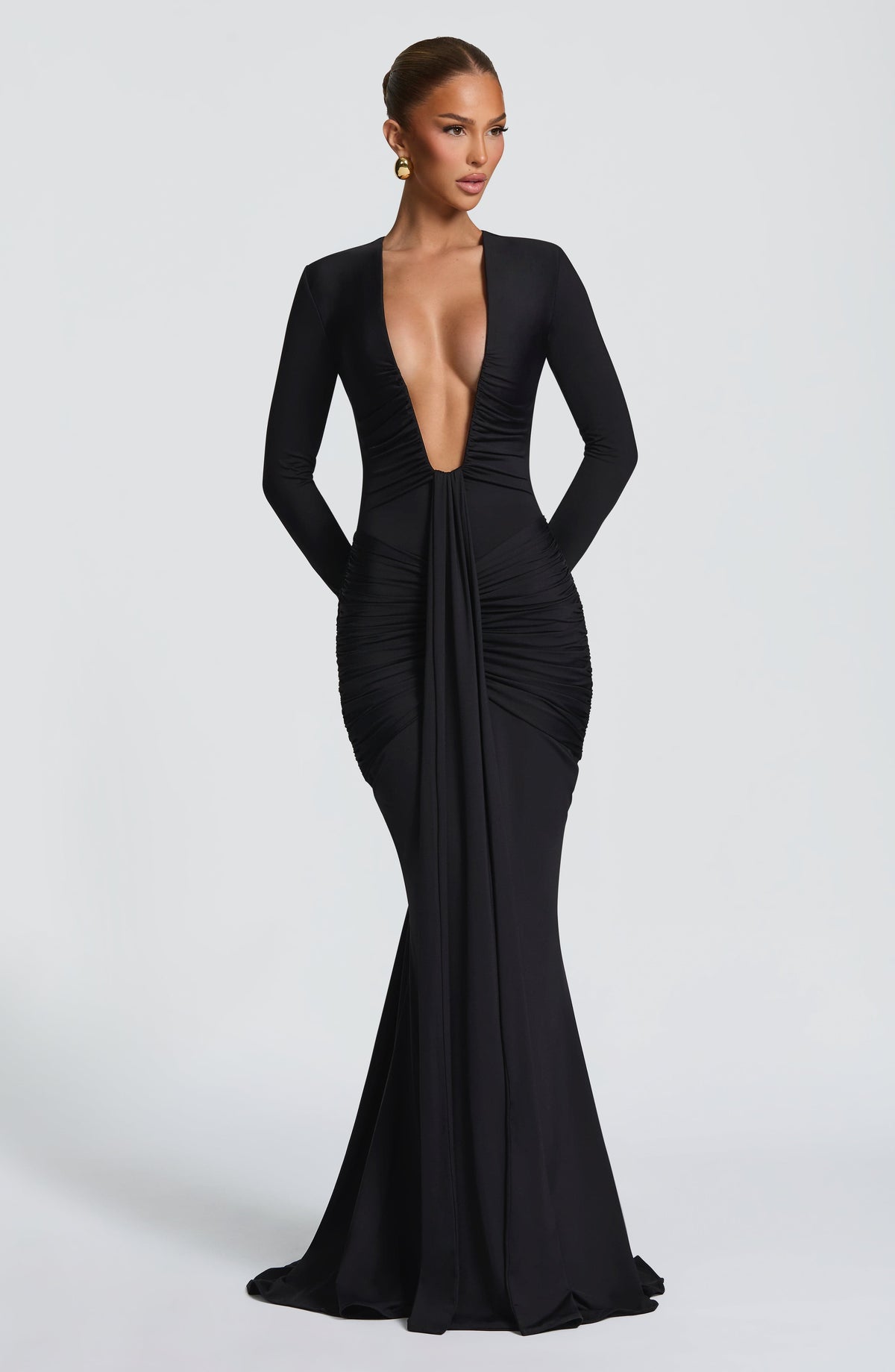 Vestido Maxi Drapeado Victoria