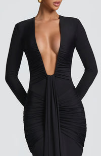 Vestido Maxi Drapeado Victoria