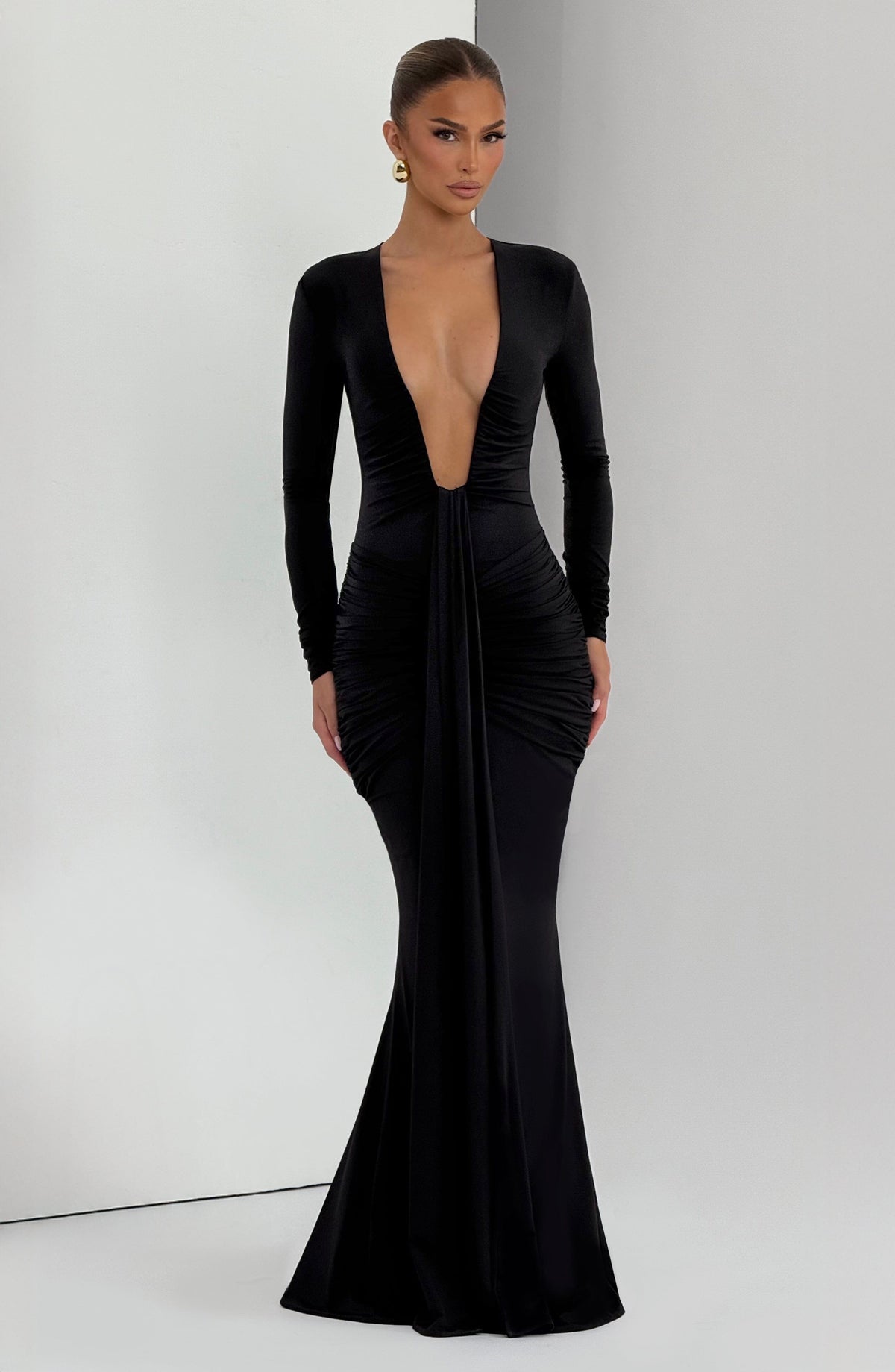 Vestido Maxi Drapeado Victoria