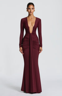 Vestido Maxi Drapeado Victoria