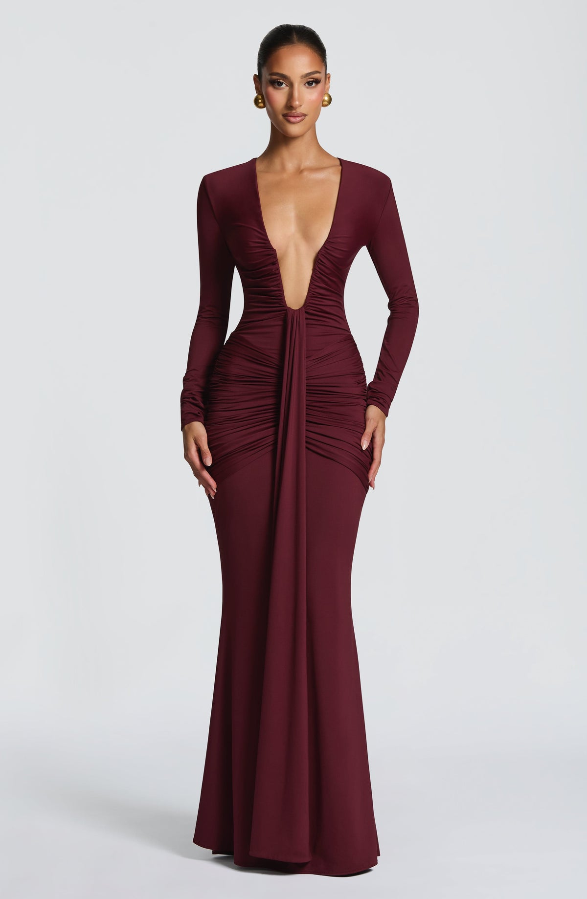 Vestido Maxi Drapeado Victoria