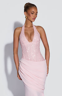 Vestido Maxi con Brillo Estrella
