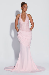 Vestido Maxi con Brillo Estrella