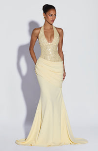 Vestido Maxi con Brillo Mireia