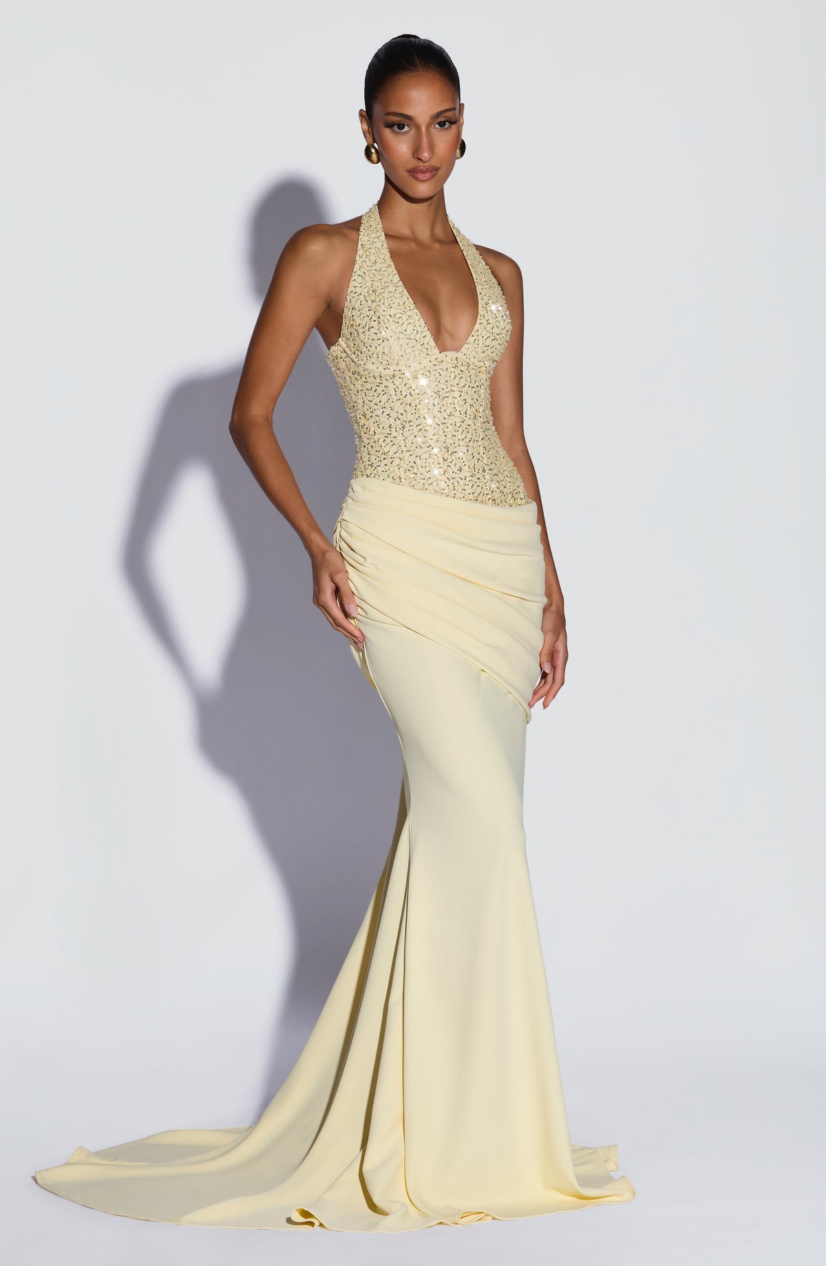 Vestido Maxi con Brillo Mireia