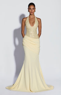 Vestido Maxi con Brillo Mireia