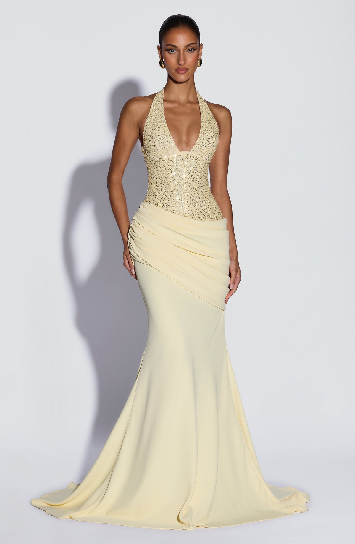 Vestido Maxi con Brillo Mireia