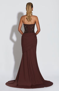 Vestido Maxi con Brillo Estrella