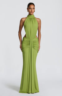 Vestido Maxi de Cuello Alto Nadia