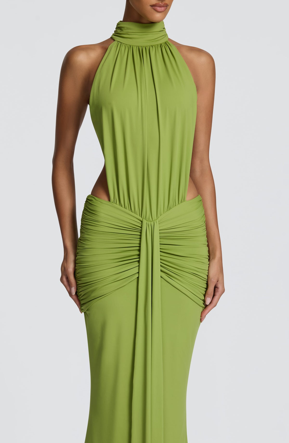 Vestido Maxi de Cuello Alto Nadia