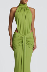 Vestido Maxi de Cuello Alto Nadia